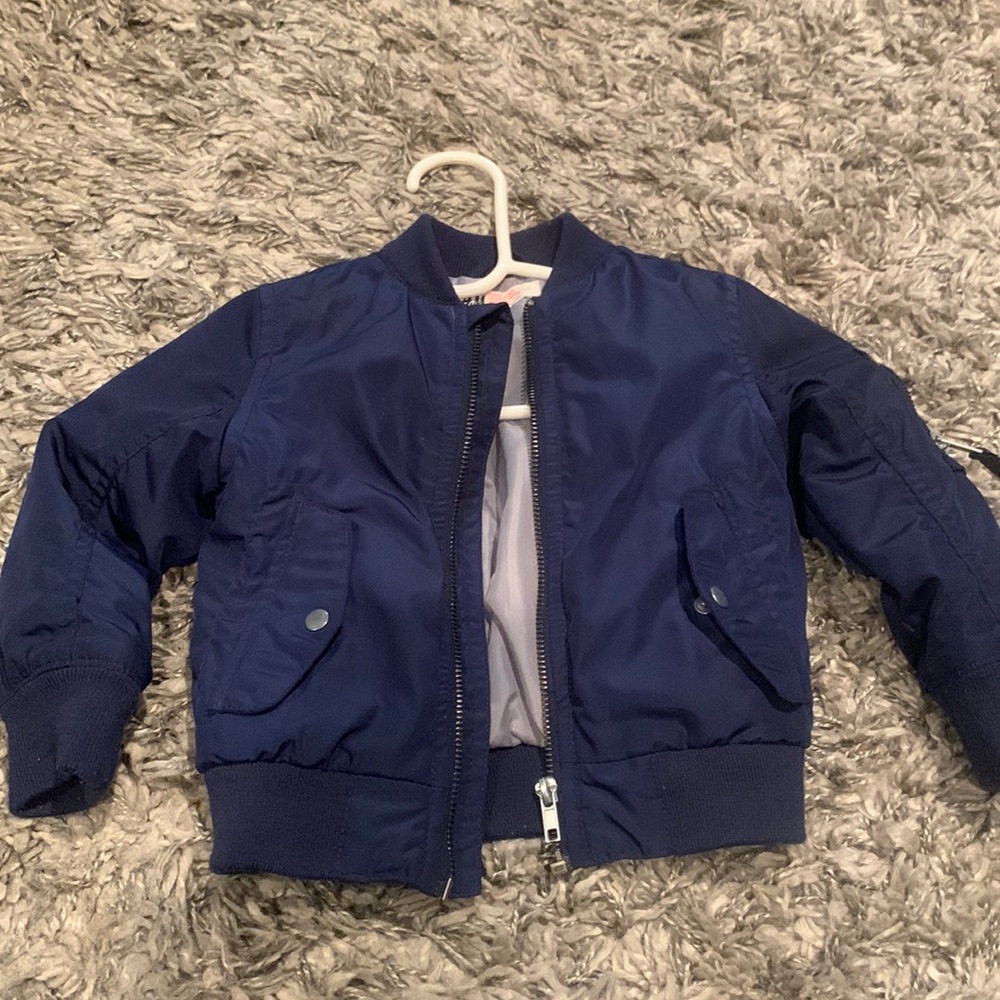 Blue bomber jacket baby